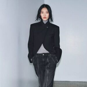 Zara Black Structured Blazer